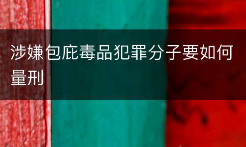 涉嫌包庇毒品犯罪分子要如何量刑