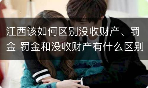江西该如何区别没收财产、罚金 罚金和没收财产有什么区别