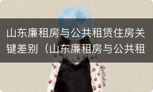 山东廉租房与公共租赁住房关键差别（山东廉租房与公共租赁住房关键差别在哪）