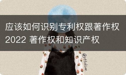 应该如何识别专利权跟著作权2022 著作权和知识产权