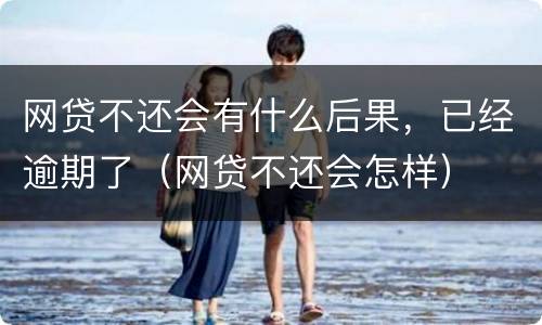 网贷不还会有什么后果，已经逾期了（网贷不还会怎样）