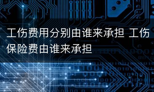工伤费用分别由谁来承担 工伤保险费由谁来承担