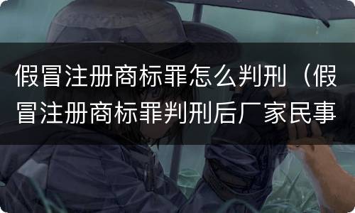 假冒注册商标罪怎么判刑（假冒注册商标罪判刑后厂家民事起诉）