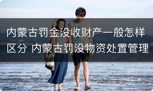 内蒙古罚金没收财产一般怎样区分 内蒙古罚没物资处置管理办法
