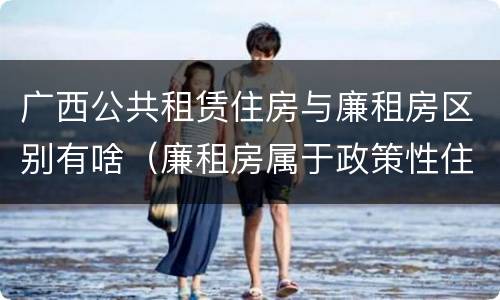 广西公共租赁住房与廉租房区别有啥（廉租房属于政策性住房吗）