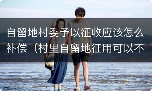 自留地村委予以征收应该怎么补偿（村里自留地征用可以不同意吗）
