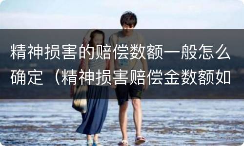 精神损害的赔偿数额一般怎么确定（精神损害赔偿金数额如何确定）