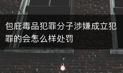 包庇毒品犯罪分子涉嫌成立犯罪的会怎么样处罚