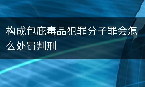 构成包庇毒品犯罪分子罪会怎么处罚判刑