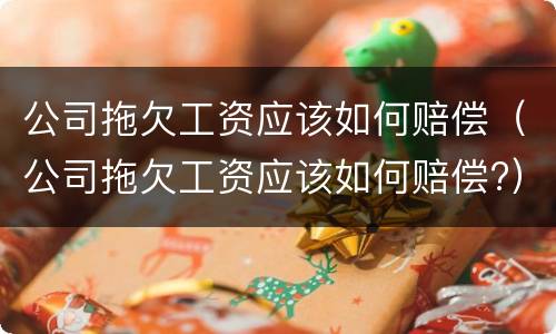 公司拖欠工资应该如何赔偿（公司拖欠工资应该如何赔偿?）