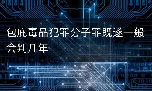 包庇毒品犯罪分子罪既遂一般会判几年