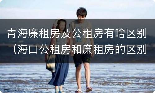 青海廉租房及公租房有啥区别（海口公租房和廉租房的区别）