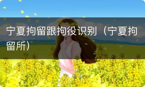 宁夏拘留跟拘役识别（宁夏拘留所）