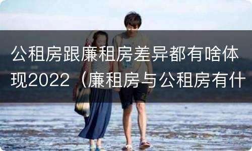 公租房跟廉租房差异都有啥体现2022（廉租房与公租房有什么不同）