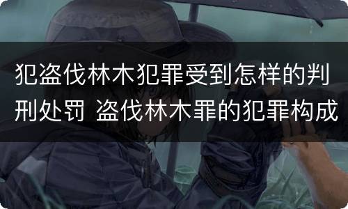 犯盗伐林木犯罪受到怎样的判刑处罚 盗伐林木罪的犯罪构成
