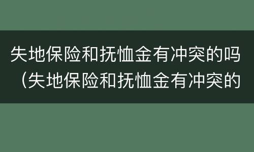 失地保险和抚恤金有冲突的吗（失地保险和抚恤金有冲突的吗）