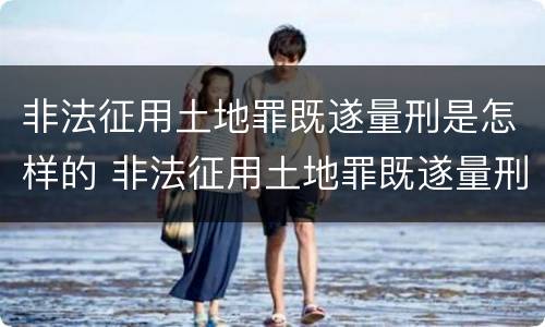 非法征用土地罪既遂量刑是怎样的 非法征用土地罪既遂量刑是怎样的标准