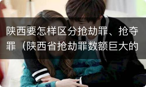 陕西要怎样区分抢劫罪、抢夺罪（陕西省抢劫罪数额巨大的标准）