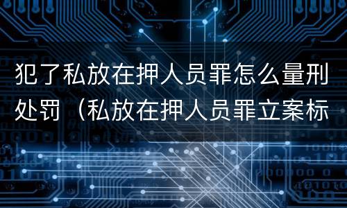 犯了私放在押人员罪怎么量刑处罚（私放在押人员罪立案标准）