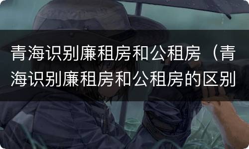 青海识别廉租房和公租房（青海识别廉租房和公租房的区别）