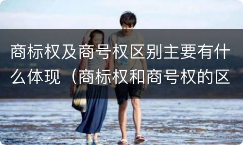 商标权及商号权区别主要有什么体现（商标权和商号权的区别）