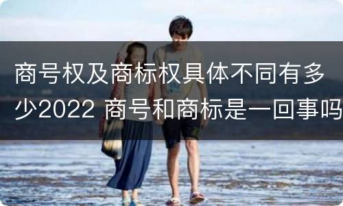 商号权及商标权具体不同有多少2022 商号和商标是一回事吗