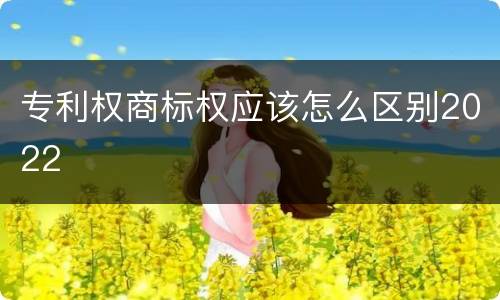 专利权商标权应该怎么区别2022