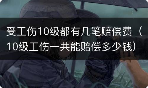 受工伤10级都有几笔赔偿费（10级工伤一共能赔偿多少钱）