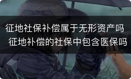 征地社保补偿属于无形资产吗 征地补偿的社保中包含医保吗