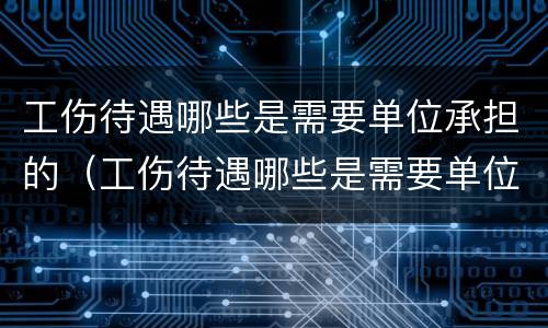 工伤待遇哪些是需要单位承担的（工伤待遇哪些是需要单位承担的义务）