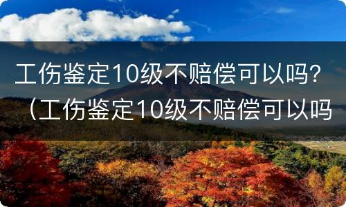 工伤鉴定10级不赔偿可以吗？（工伤鉴定10级不赔偿可以吗请律师）