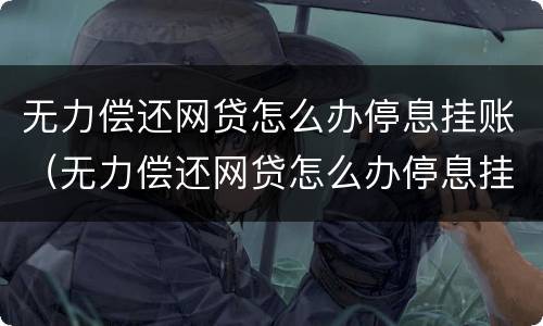 无力偿还网贷怎么办停息挂账（无力偿还网贷怎么办停息挂账）