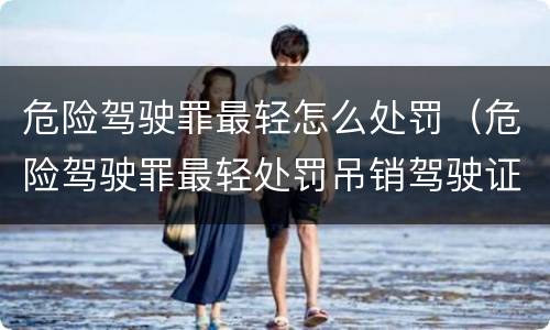 危险驾驶罪最轻怎么处罚（危险驾驶罪最轻处罚吊销驾驶证吗）