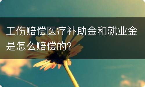 工伤赔偿医疗补助金和就业金是怎么赔偿的？
