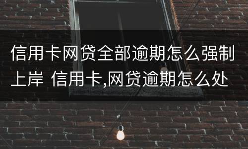 信用卡网贷全部逾期怎么强制上岸 信用卡,网贷逾期怎么处理方法