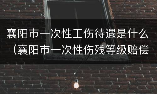 襄阳市一次性工伤待遇是什么（襄阳市一次性伤残等级赔偿标准）