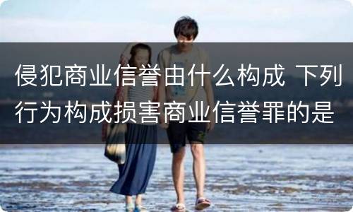 侵犯商业信誉由什么构成 下列行为构成损害商业信誉罪的是