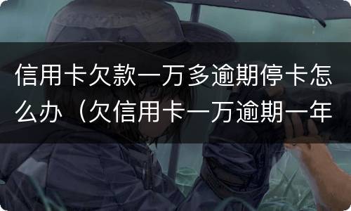 信用卡欠款一万多逾期停卡怎么办（欠信用卡一万逾期一年多了）