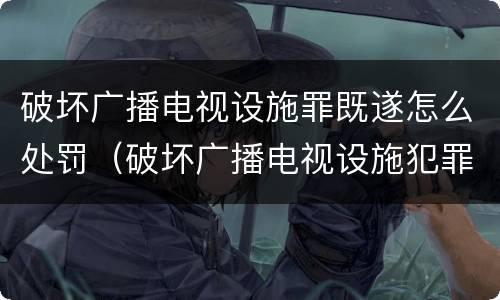 破坏广播电视设施罪既遂怎么处罚（破坏广播电视设施犯罪）