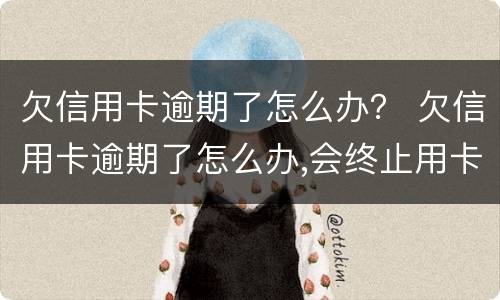 欠信用卡逾期了怎么办？ 欠信用卡逾期了怎么办,会终止用卡吗