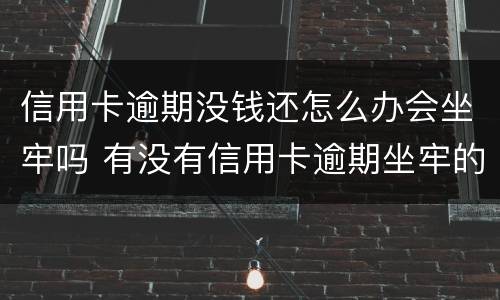 信用卡逾期没钱还怎么办会坐牢吗 有没有信用卡逾期坐牢的
