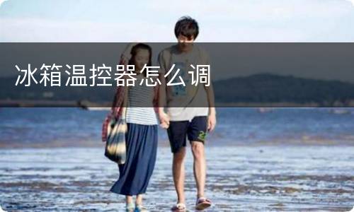 冰箱温控器怎么调