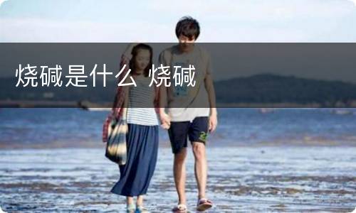 烧碱是什么 烧碱