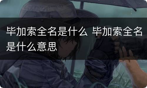 毕加索全名是什么 毕加索全名是什么意思