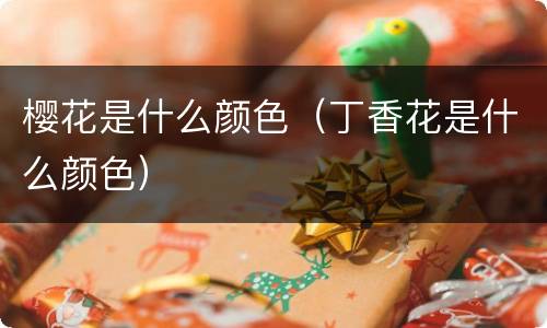樱花是什么颜色（丁香花是什么颜色）