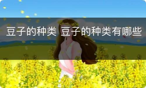 豆子的种类 豆子的种类有哪些