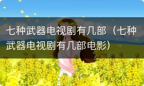 七种武器电视剧有几部（七种武器电视剧有几部电影）
