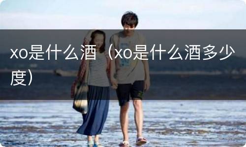 xo是什么酒（xo是什么酒多少度）