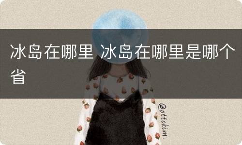 冰岛在哪里 冰岛在哪里是哪个省