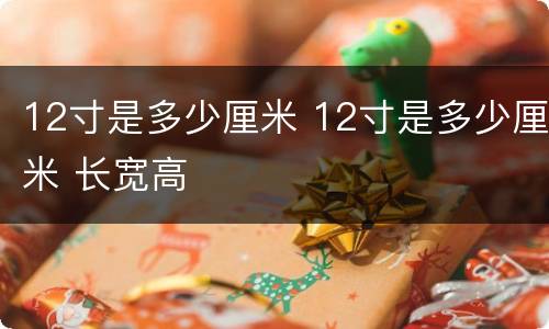 12寸是多少厘米 12寸是多少厘米 长宽高